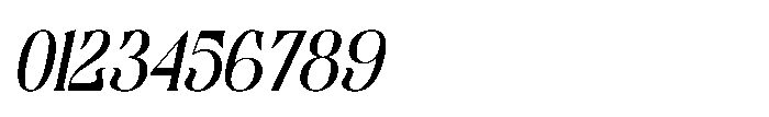 Valacia Italic Font OTHER CHARS