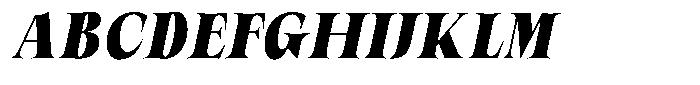 Valdrisse Black Condensed Italic Font UPPERCASE