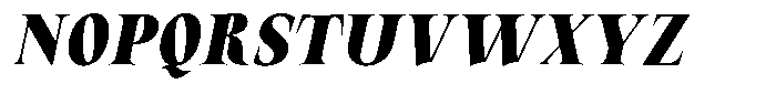 Valdrisse Black Condensed Italic Font UPPERCASE