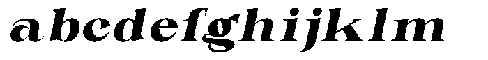 Valdrisse Black Expanded Italic FONT