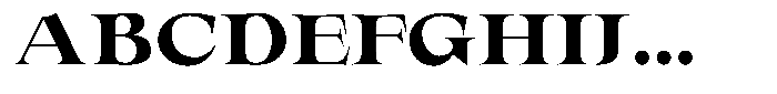 Valdrisse Black Expanded Font UPPERCASE