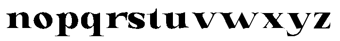 Valdrisse Black Expanded Font LOWERCASE