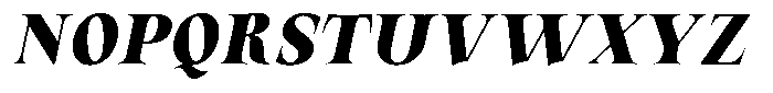 Valdrisse Black Semi Condensed Italic Font UPPERCASE