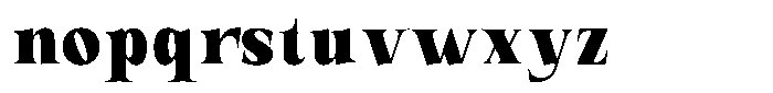 Valdrisse Black Semi Condensed Font LOWERCASE