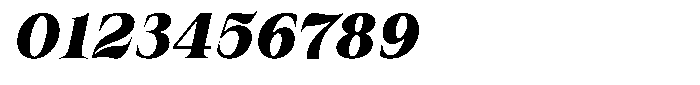 Valdrisse Black Semi Expanded Italic Font OTHER CHARS