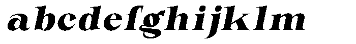 Valdrisse Black Semi Expanded Italic FONT