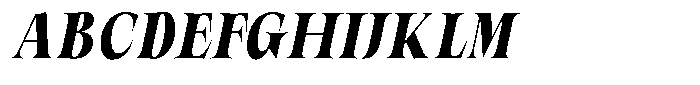 Valdrisse Bold Condensed Italic Font UPPERCASE