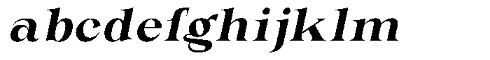Valdrisse Bold Semi Expanded Italic FONT