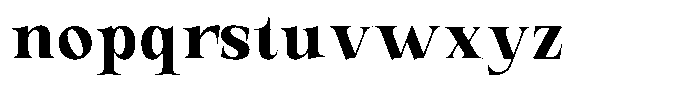 Valdrisse Bold Font LOWERCASE