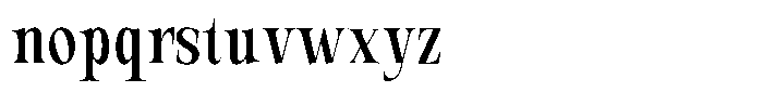Valdrisse Condensed Font LOWERCASE