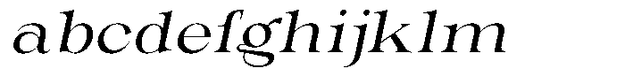 Valdrisse Expanded Italic FONT