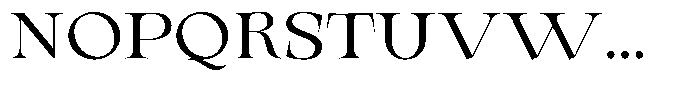 Valdrisse Expanded Font UPPERCASE