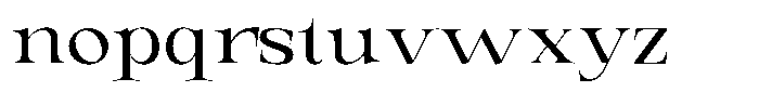 Valdrisse Expanded Font LOWERCASE