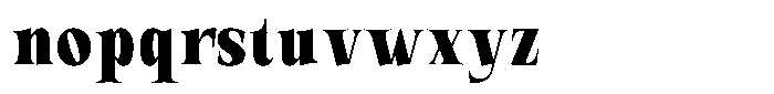 Valdrisse Extra Bold Condensed Font LOWERCASE
