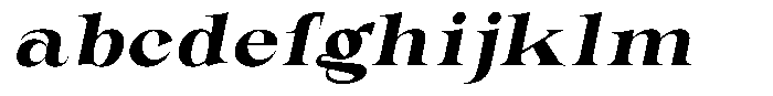 Valdrisse Extra Bold Expanded Italic FONT