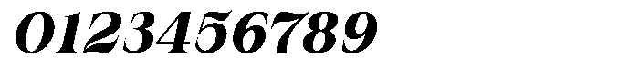 Valdrisse Extra Bold Semi Expanded Italic Font OTHER CHARS