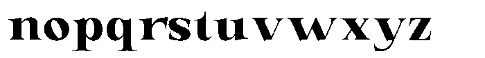 Valdrisse Extra Bold Semi Expanded Font LOWERCASE