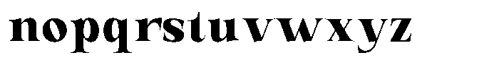 Valdrisse Extra Bold Font LOWERCASE
