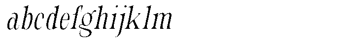 Valdrisse Extra Light Condensed Italic FONT