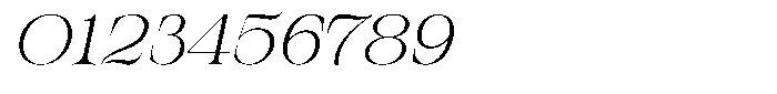 Valdrisse Extra Light Expanded Italic Font OTHER CHARS