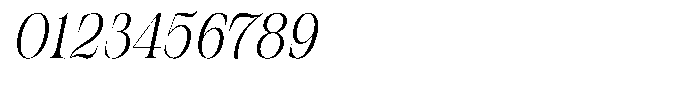 Valdrisse Extra Light Sem Condensed Italic Font OTHER CHARS