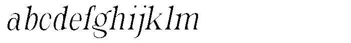Valdrisse Extra Light Sem Condensed Italic FONT