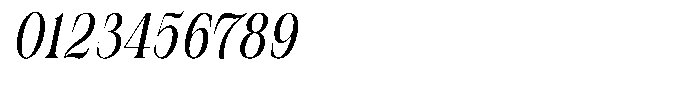 Valdrisse Light Condensed Italic Font OTHER CHARS