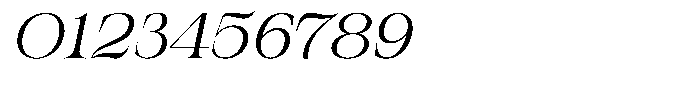 Valdrisse Light Expanded Italic Font OTHER CHARS