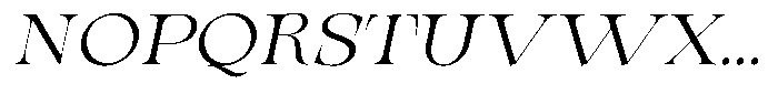 Valdrisse Light Expanded Italic Font UPPERCASE