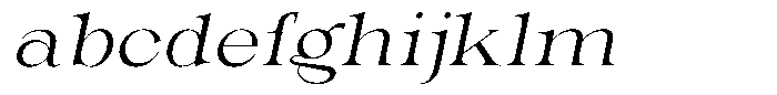 Valdrisse Light Expanded Italic FONT