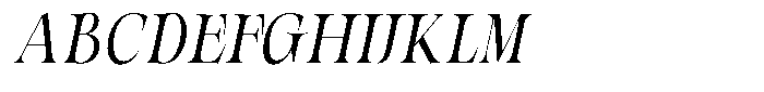 Valdrisse Light Semi Condensed Italic Font UPPERCASE