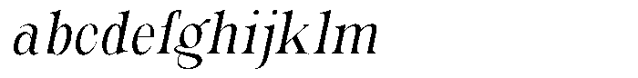 Valdrisse Light Semi Condensed Italic FONT