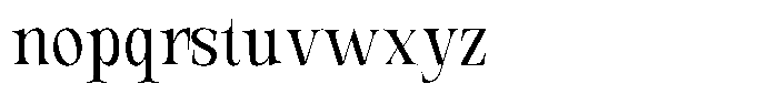 Valdrisse Light Semi Condensed Font LOWERCASE