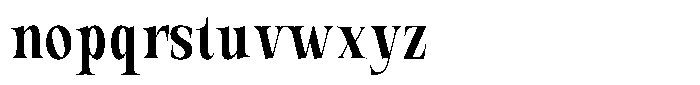 Valdrisse Medium Condensed Font LOWERCASE