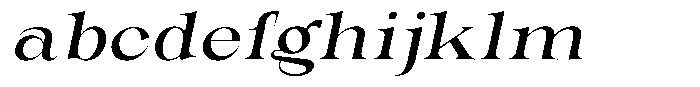 Valdrisse Medium Expanded Italic FONT