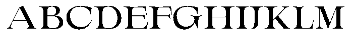 Valdrisse Medium Expanded Font UPPERCASE