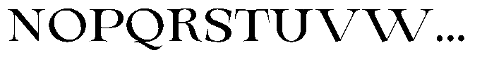 Valdrisse Medium Expanded Font UPPERCASE