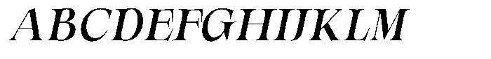 Valdrisse Medium Italic Font UPPERCASE