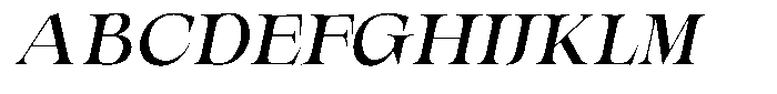 Valdrisse Medium Semi Expanded Italic Font UPPERCASE