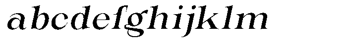 Valdrisse Medium Semi Expanded Italic FONT