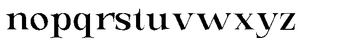 Valdrisse Medium Semi Expanded Font LOWERCASE