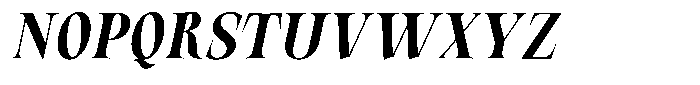 Valdrisse Semi Bold Condensed Italic Font UPPERCASE