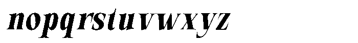 Valdrisse Semi Bold Condensed Italic Font LOWERCASE