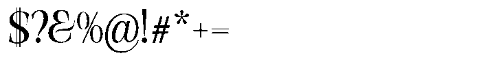 Valdrisse Semi Condensed Font OTHER CHARS