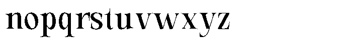 Valdrisse Semi Condensed Font LOWERCASE