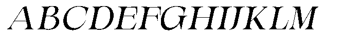 Valdrisse Semi Expanded Italic Font UPPERCASE