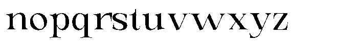 Valdrisse Semi Expanded Font LOWERCASE