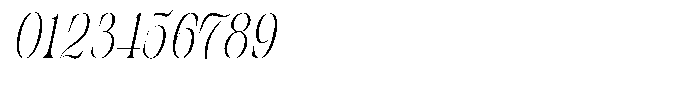 Valdrisse Thin Condensed Italic Font OTHER CHARS