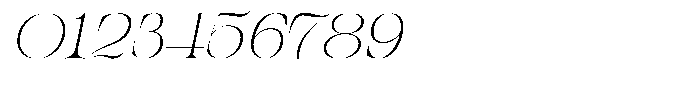 Valdrisse Thin Expanded Italic Font OTHER CHARS