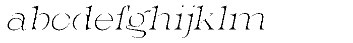 Valdrisse Thin Expanded Italic FONT